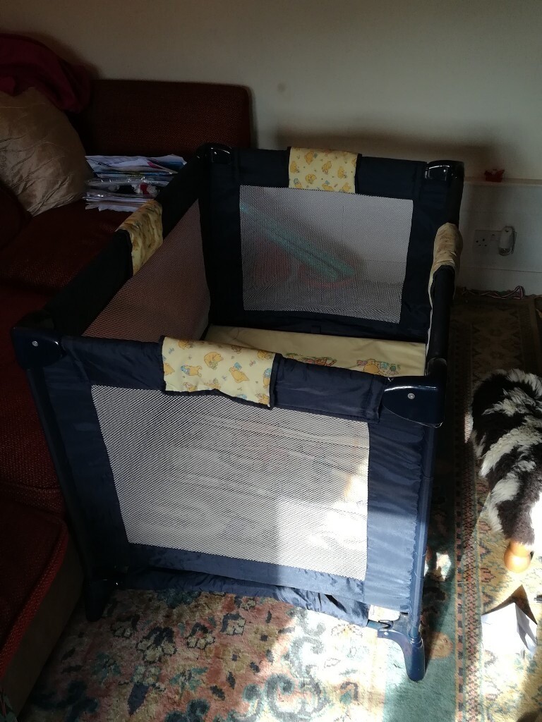 mothercare winnie the pooh travel cot